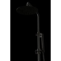 Sadesuihkusetti Scandtap Steel Pleasure 2, termostaattihanalla, suihkupää ⌀250mm, kiiltävä musta