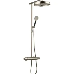Sadesuihkusetti Tapwell ARM300 Brushed Nickel, termostaattihanalla, suihkupää ⌀319mm, harjattu nikkeli