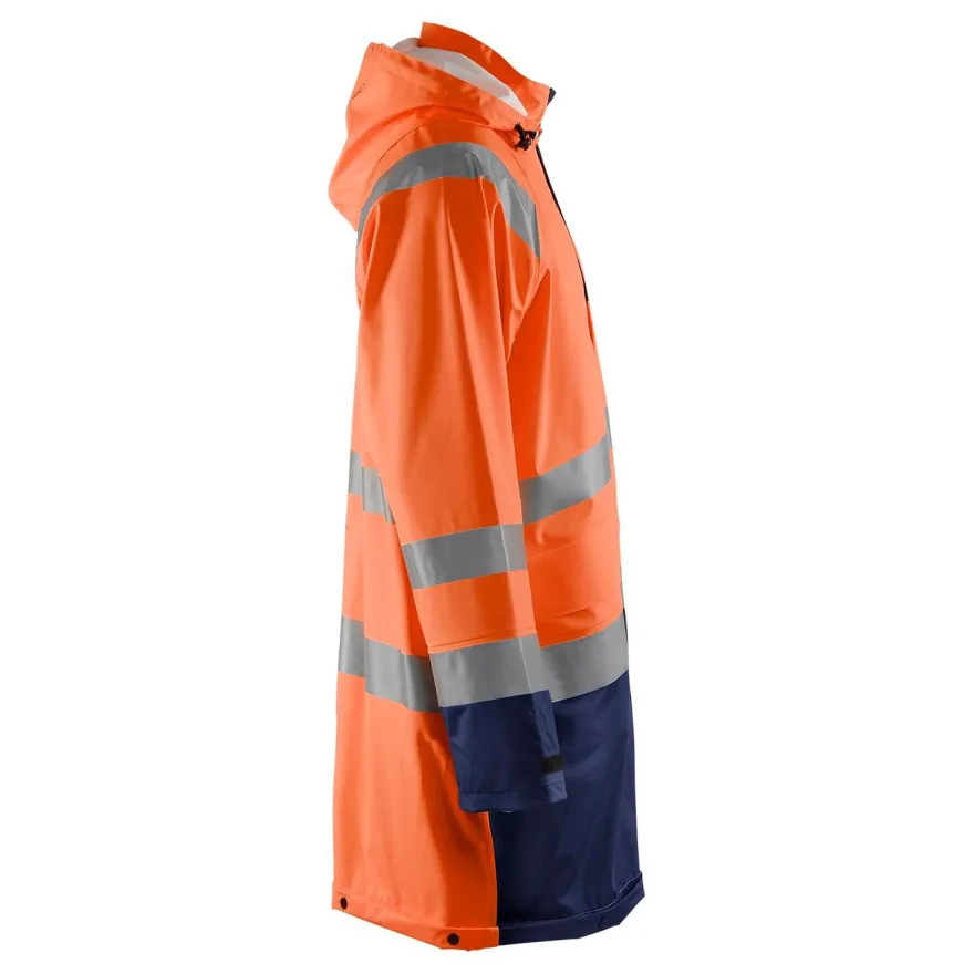 Sadetakki Blåkläder 4324 Highvis, huomio-oranssi/sininen