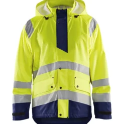 Sadetakki Blåkläder 4323 Highvis, huomiokeltainen/sininen