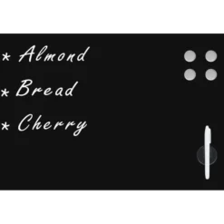 Seinäkiinnitteinen magneettinen valkotaulu lasi 50x30cm