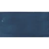 Seinälaatta Pukkila Manacor Ocean Blue, kiiltävä, strukturoitu, 7.5x15cm