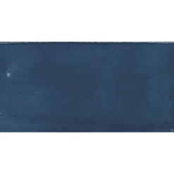 Seinälaatta Pukkila Manacor Ocean Blue, kiiltävä, strukturoitu, 7.5x15cm