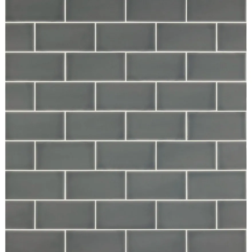 Seinälaatta Pukkila Urban Atelier Cinza Escuro, kiiltävä, sileä, 140x70mm