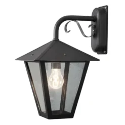 Seinävalaisin Konstsmide Benu 435-750, 260x320x430mm, alasuunta, musta