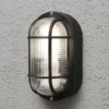 Seinävalaisin Konstsmide Elmas 7650-750, 120x105x200mm, ovaali, musta