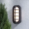 Seinävalaisin Konstsmide Loke 513-752, musta matta, 190x360mm