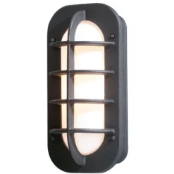 Seinävalaisin Konstsmide Loke 513-752, musta matta, 190x360mm