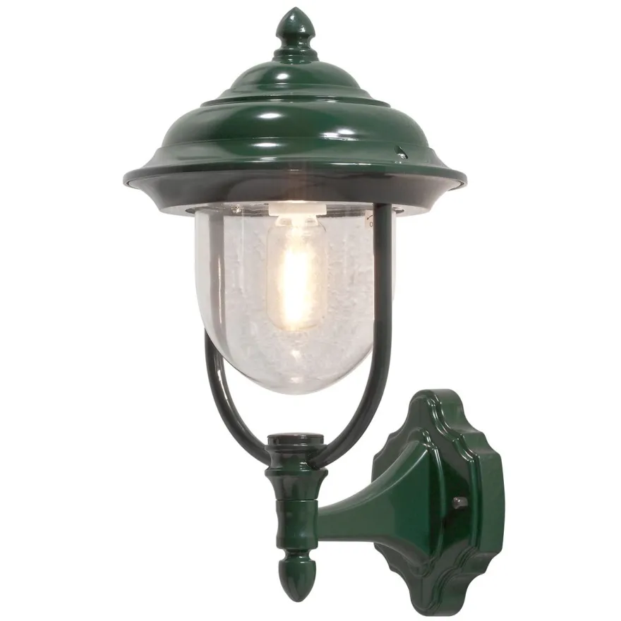 Seinävalaisin Konstsmide Parma 7223-600, 240x260x430mm, yläsuunta, vihreä