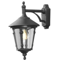 Seinävalaisin Konstsmide Virgo 568-250 240x330x440mm, alasuunta, musta