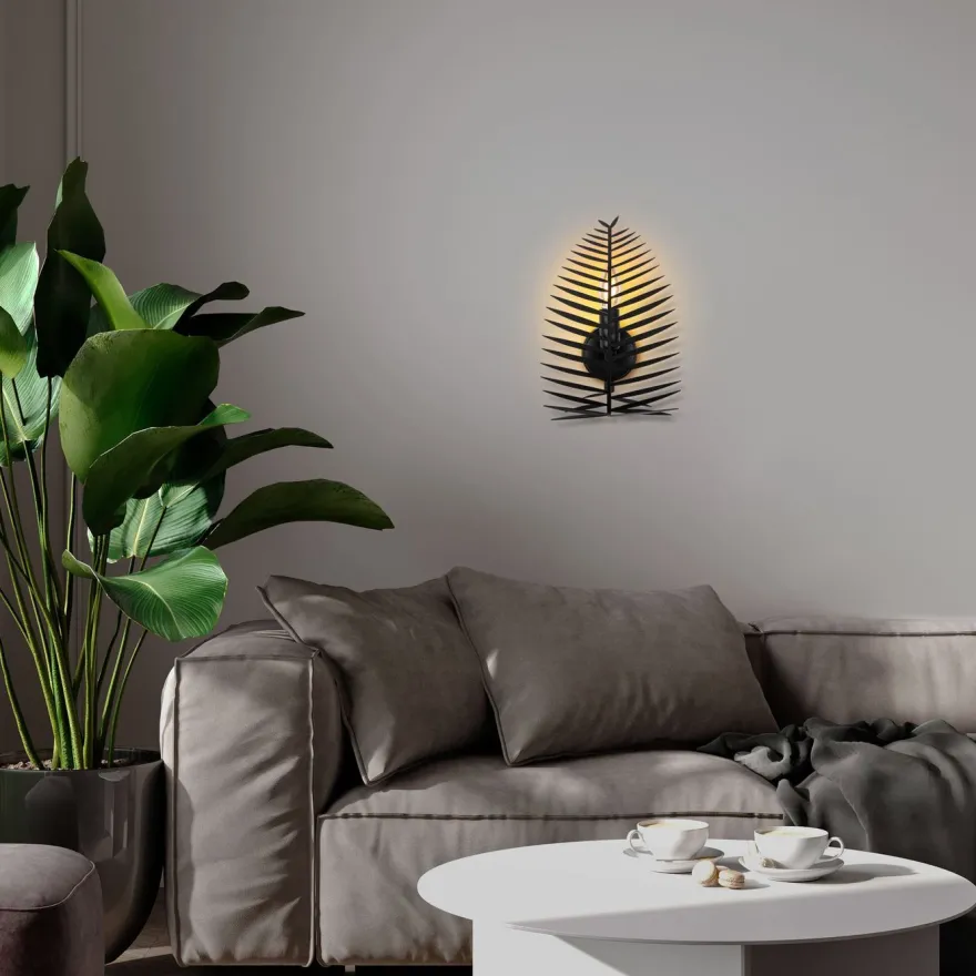 Seinävalaisin Linento Lighting Leaf, 20x30cm
