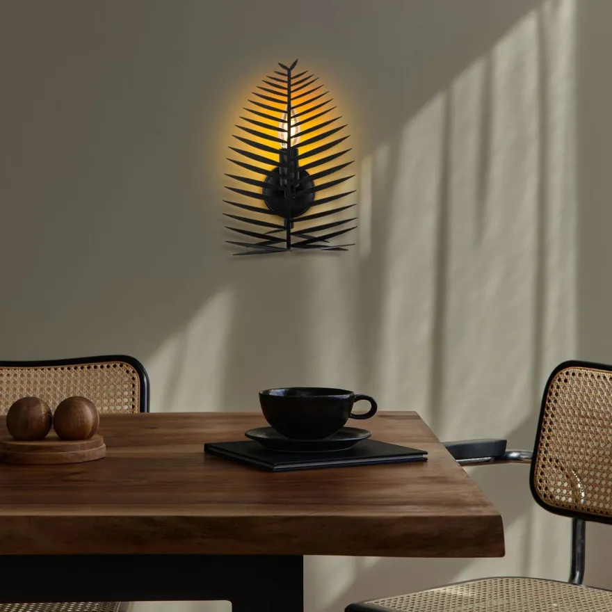 Seinävalaisin Linento Lighting Leaf, 20x30cm