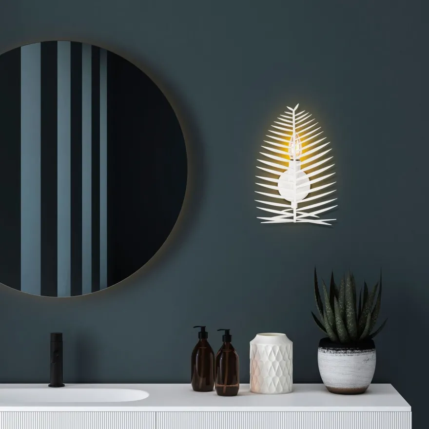 Seinävalaisin Linento Lighting Leaf, 20x30cm