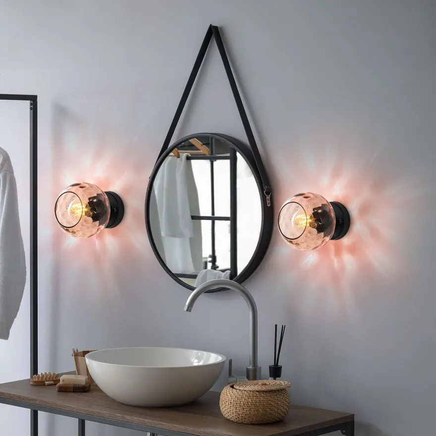 Seinävalaisin Linento Lighting Benek, Ø15cm, E27, eri värejä