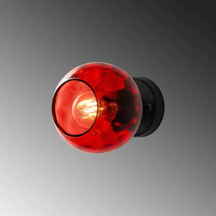Seinävalaisin Linento Lighting Benek, Ø15cm, E27, eri värejä