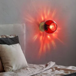 Seinävalaisin Linento Lighting Benek, Ø15cm, E27, eri värejä