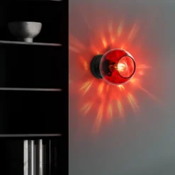 Seinävalaisin Linento Lighting Benek, Ø15cm, E27, eri värejä