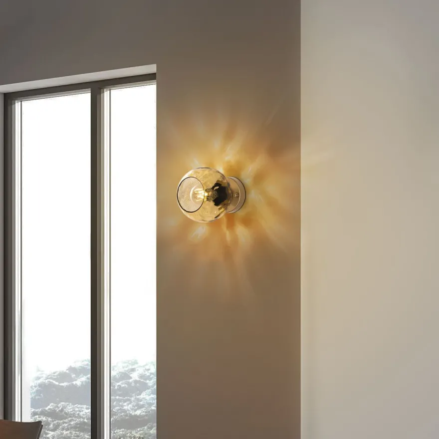 Seinävalaisin Linento Lighting Benek, Ø15cm, E27, eri värejä