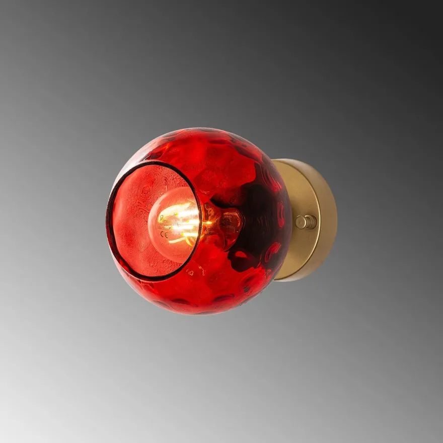 Seinävalaisin Linento Lighting Benek, Ø15cm, E27, eri värejä