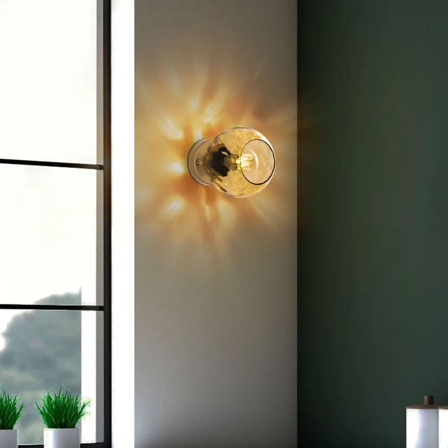 Seinävalaisin Linento Lighting Benek, Ø15cm, E27, eri värejä