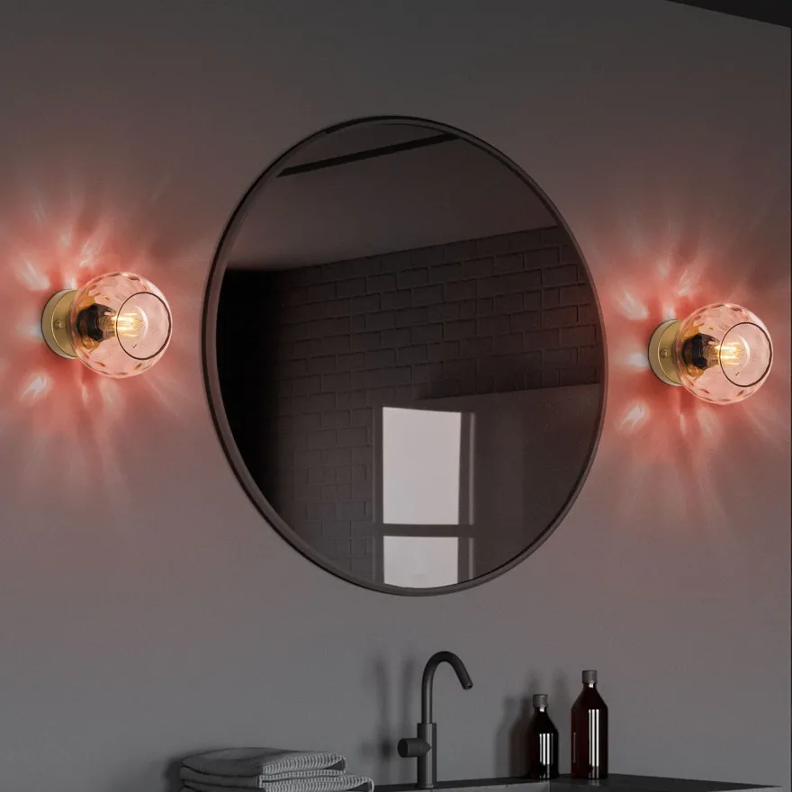 Seinävalaisin Linento Lighting Benek, Ø15cm, E27, eri värejä