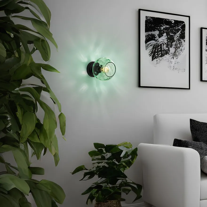 Seinävalaisin Linento Lighting Benek, Ø15cm, E27, eri värejä