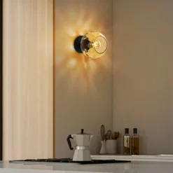 Seinävalaisin Linento Lighting Benek, Ø15cm, E27, eri värejä