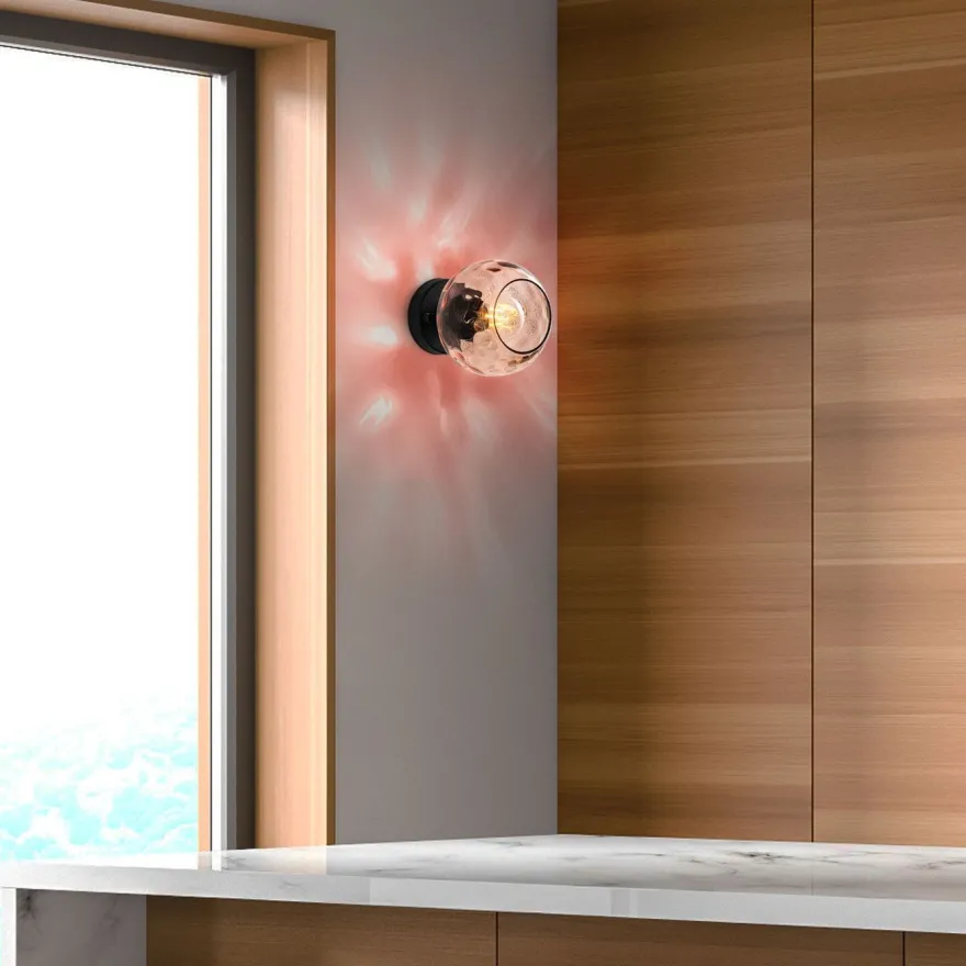 Seinävalaisin Linento Lighting Benek, Ø15cm, E27, eri värejä
