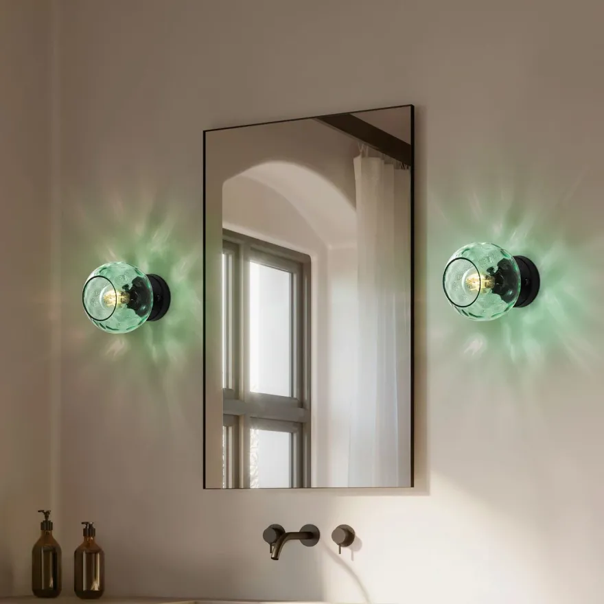 Seinävalaisin Linento Lighting Benek, Ø15cm, E27, eri värejä