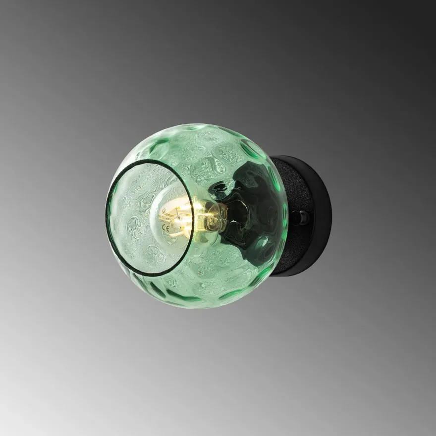 Seinävalaisin Linento Lighting Benek, Ø15cm, E27, eri värejä