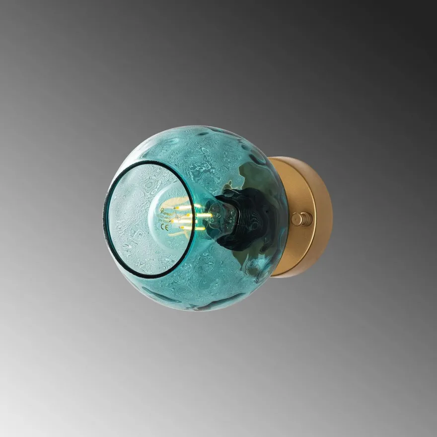 Seinävalaisin Linento Lighting Benek, Ø15cm, E27, eri värejä