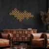 Seinävalaisin Linento Lighting Fungal, G9, kulta, eri kokoja