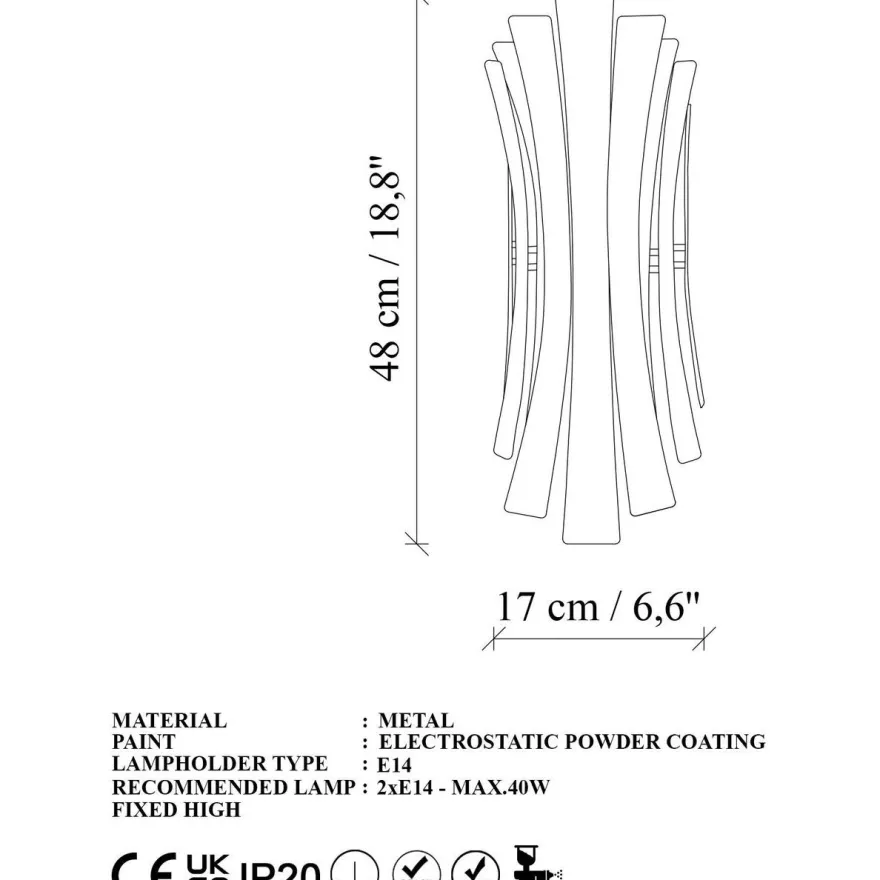 Seinävalaisin Linento Lighting Linea