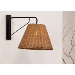 Seinävalaisin Vind Stala, E27, 25W, ruskea