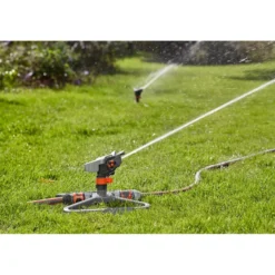 Sektorisadetin Gardena Premium, jalustalla