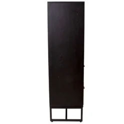 Senkki Home4You Amsterdam 100x40x140cm, tammi/musta