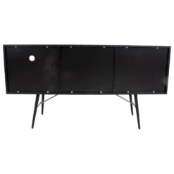 Senkki Home4You Luxemburg 150x40x80cm, musta