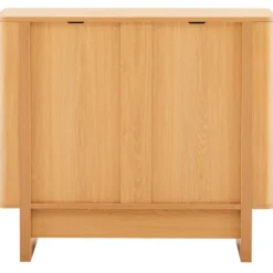 Senkki Home4You MORBEN 90x42xK80 cm, tammikoristeinen melamiini, beige