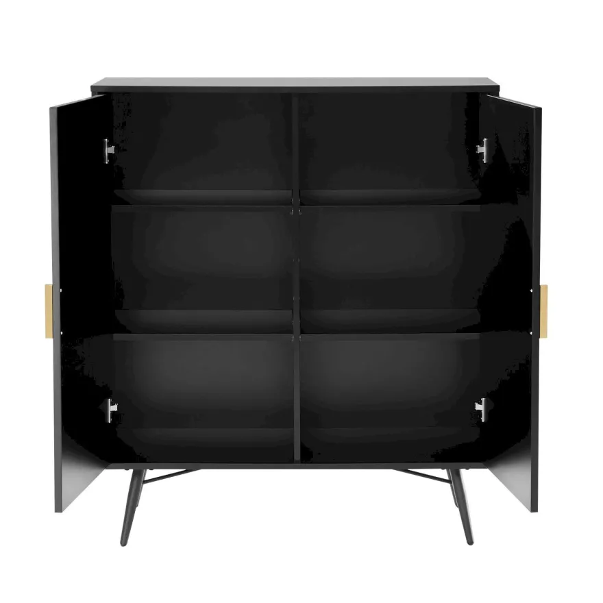 Senkki Home4You Pixar 100x40x115cm, musta