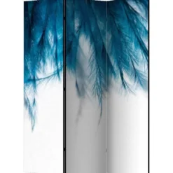 Sermi Artgeist Sapphire Feathers, 135x172cm