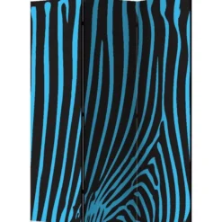Sermi Artgeist Turquoise Zebra Pattern, 135x172cm