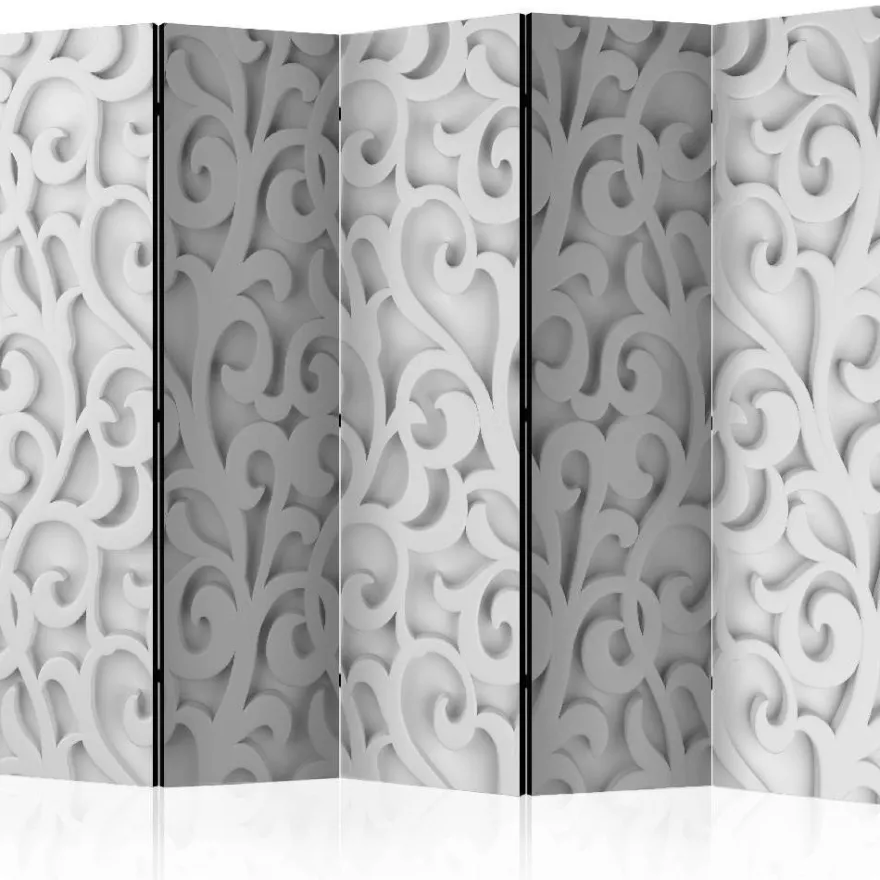Sermi Artgeist White ornament II, 225x172cm