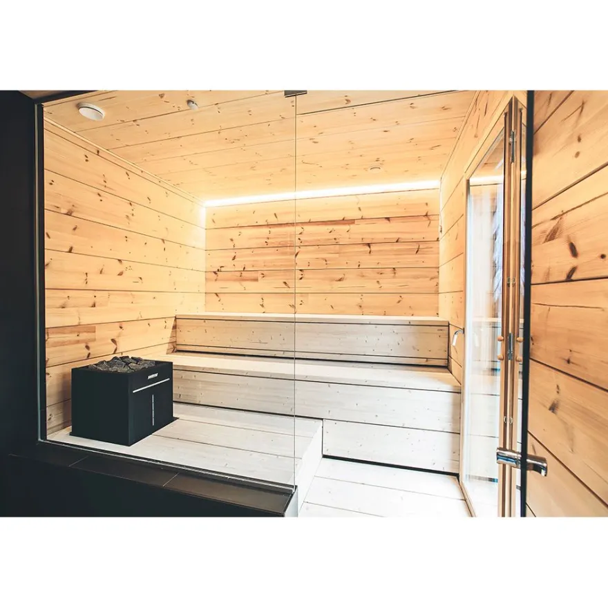 Sähkökiuas Harvia Virta Combi HL110S, 10.8kW, 9-18m³, manuaalitäyttö, erillinen ohjaus, musta