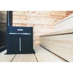 Sähkökiuas Harvia Virta Combi HL110S, 10.8kW, 9-18m³, manuaalitäyttö, erillinen ohjaus, musta