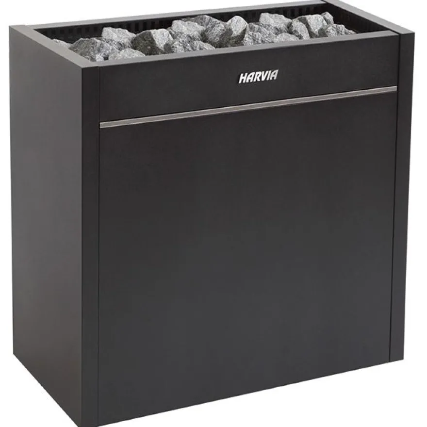 Sähkökiuas Harvia Virta Pro HL220, 21.6kW, 22-32m³, erillinen ohjaus, musta