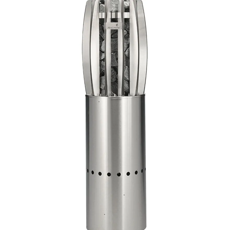 Sähkökiuas Magnum Original Tulppaani, kuituvaloilla, 9kW, 8-15m³, erillinen ohjaus
