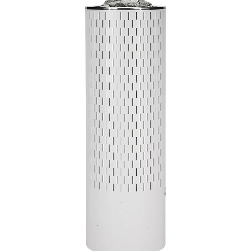 Sähkökiuas Magnum Sade, 9.0kW, 8-15m³, LED-valoilla, erillinen ohjaus, valkoinen