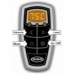 Sähkökiuas Misa Kuiske 12775R, 8kW, 6-13m³, erillinen ohjaus