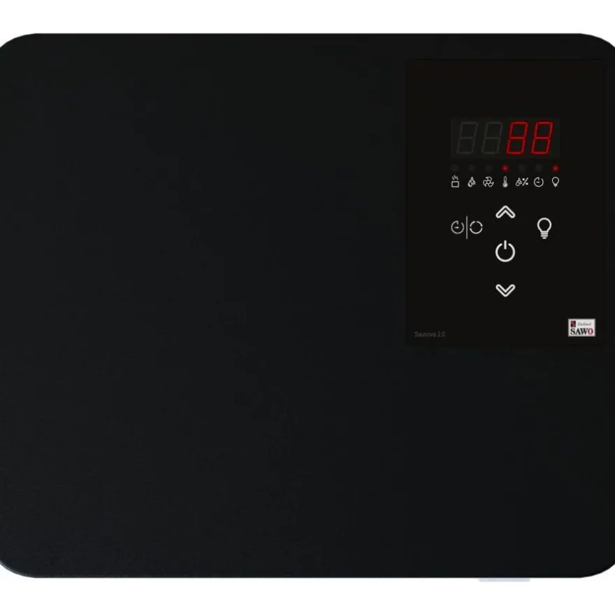 Sähkökiuas SAWO Aries Round 12kW, 11-18m³, erillinen ohjaus