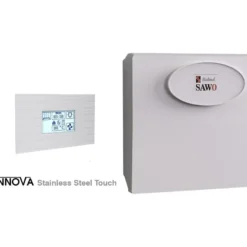 Sähkökiuas SAWO Nimbus vuolukivillä, 9kW, 8-14m³, erillinen ohjauskeskus